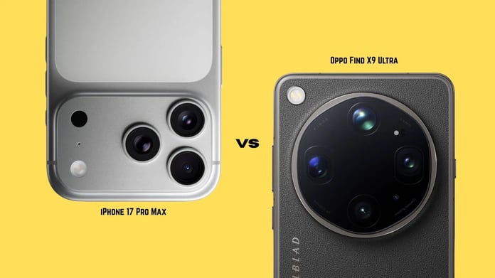 iPhone 17 Pro Max vs Oppo Find X9 Ultra camera comparison 2026