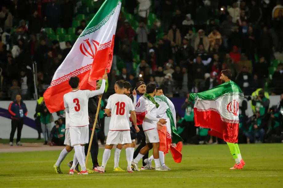 Iran national football team celebrates qualification for the 2026 FIFA World Cup