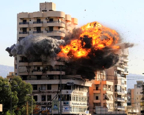 Smoke rises over Beirut suburbs after Israeli airstrikes as Lebanon death toll surpasses 3100