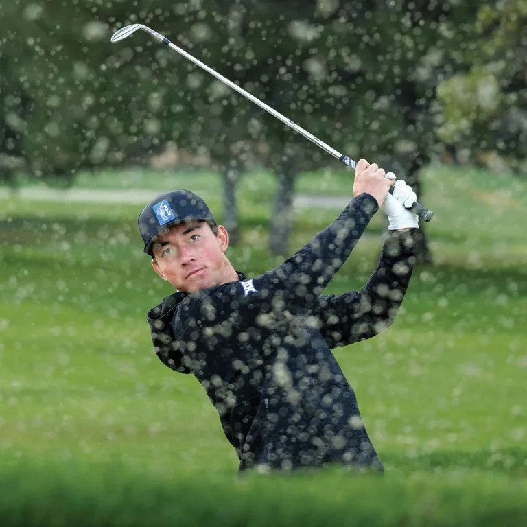 Kihei Akina BYU freshman golfer during NCAA regional round