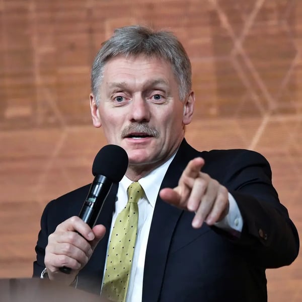 Kremlin spokesman Dmitry Peskov speaks about ending the Ukraine war during a briefing in Moscow
