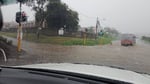 Residents navigate flooded streets after heavy rainfall in KwaZulu-Natal