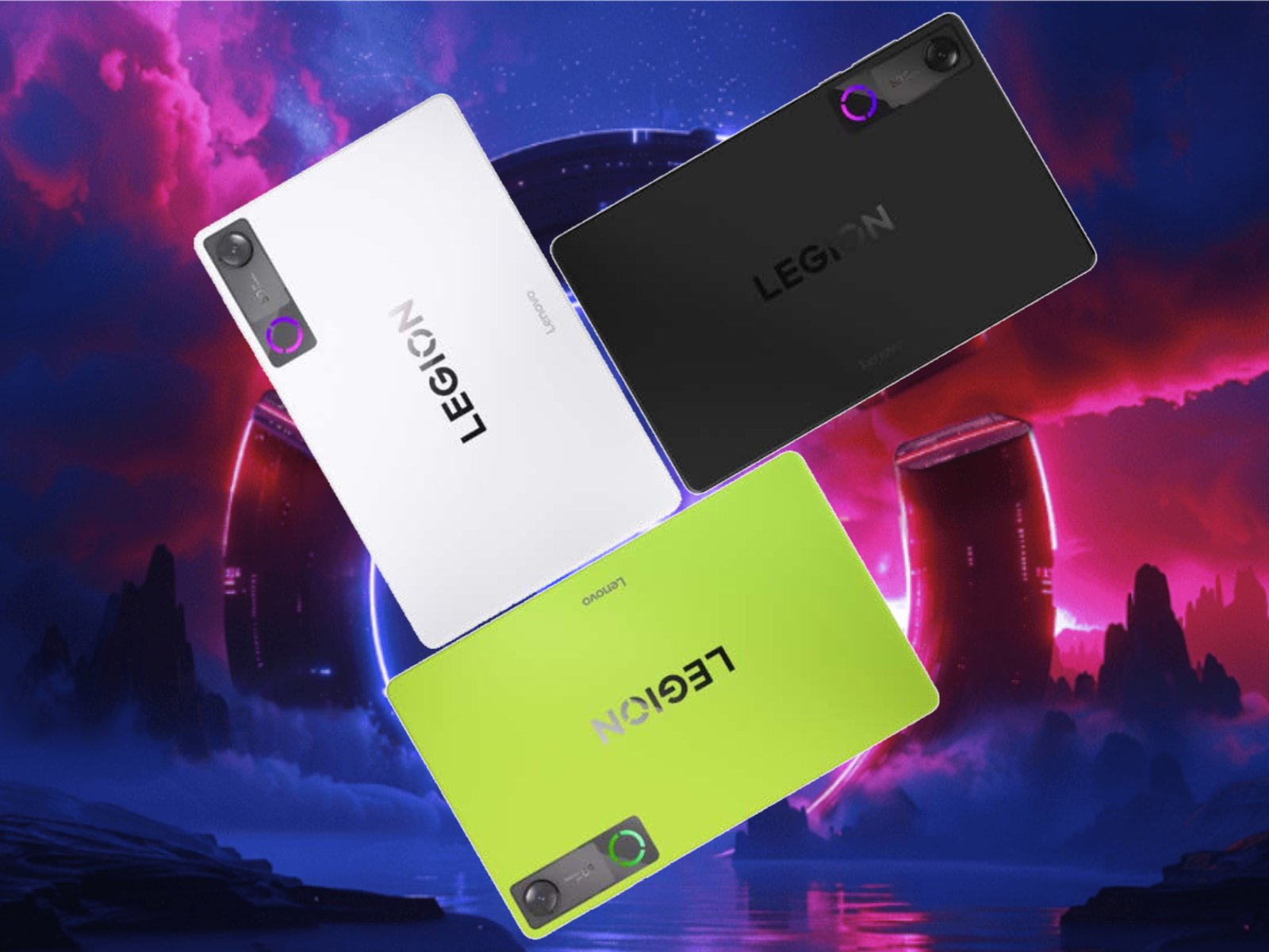 Lenovo Legion Tab Gen 5 gaming tablet showing high-refresh gameplay interface