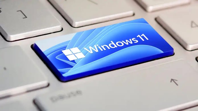 Windows 11 Pro running on an upgraded aging laptop computer