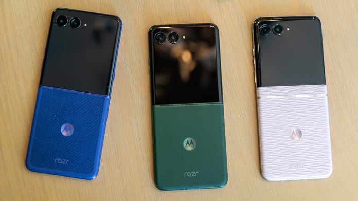 Motorola Razr Fold 2026 displayed during aggressive T-Mobile Memorial Day foldable phone deals