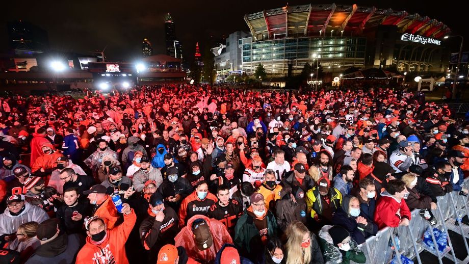 Massive crowd at 2021 NFL Draft in downtown Cleveland