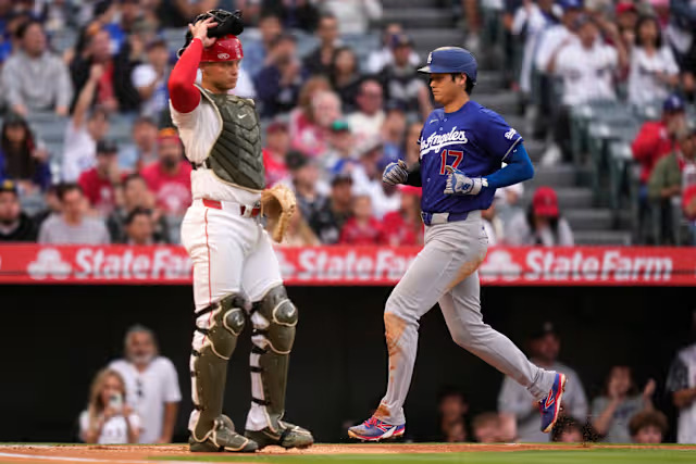 Ohtani scores in unusual Little League-style play Shohei Ohtani running bases after unusual defensive error against Angels