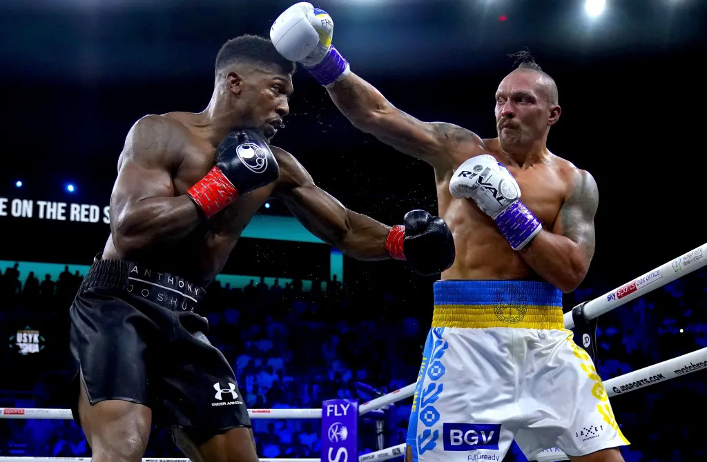 Oleksandr Usyk Training Before Egypt Fight Oleksandr Usyk during heavyweight training ahead of Rico Verhoeven fight