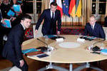 Volodymyr Zelensky and Vladimir Putin amid stalled Ukraine peace negotiations