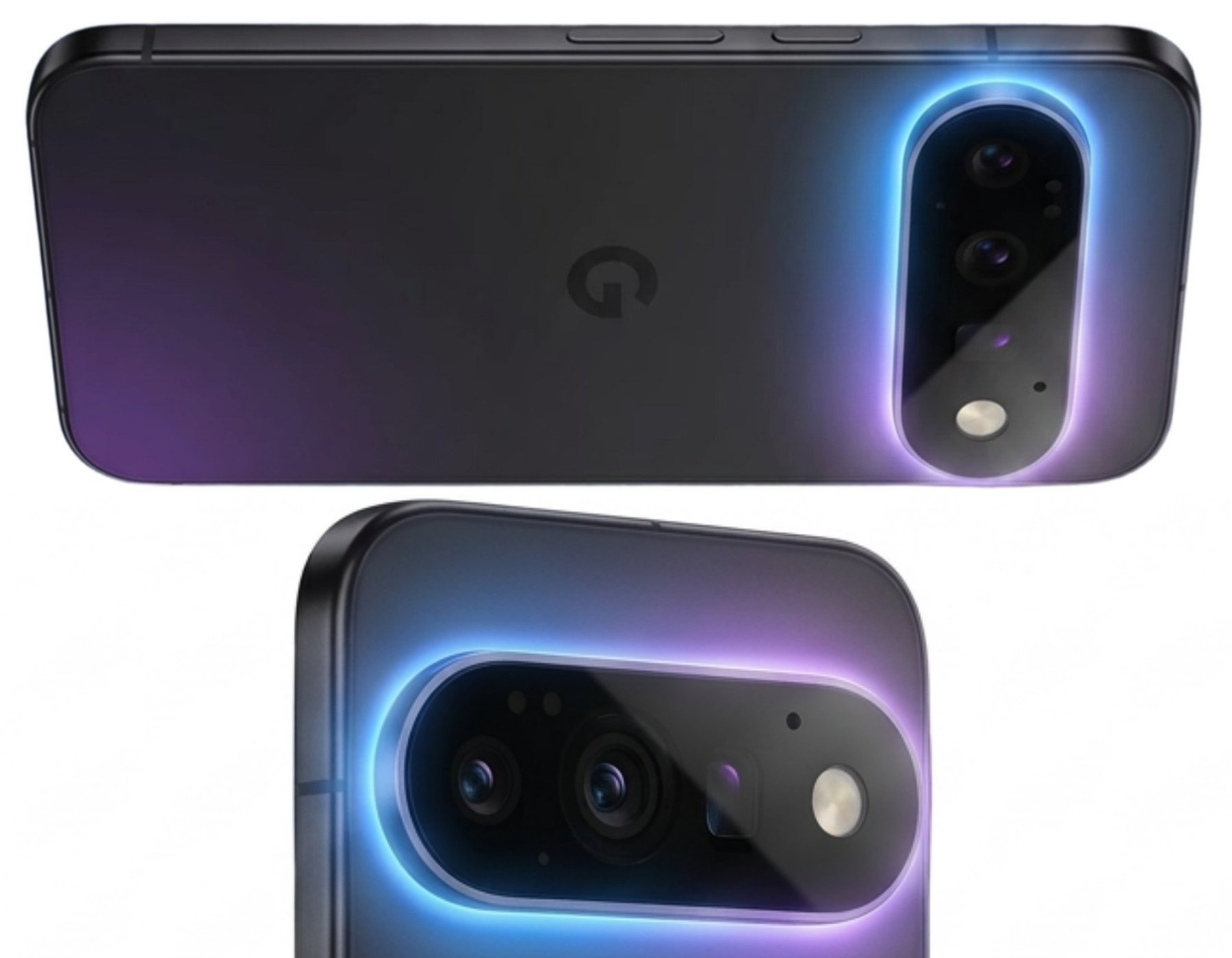 Pixel 11 Pro concept showing Pixel Glow LED camera bar inspired by Google I/O 2026 leak