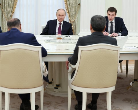Russian President Vladimir Putin discusses Middle East tensions and Iran crisis during Kremlin meeting