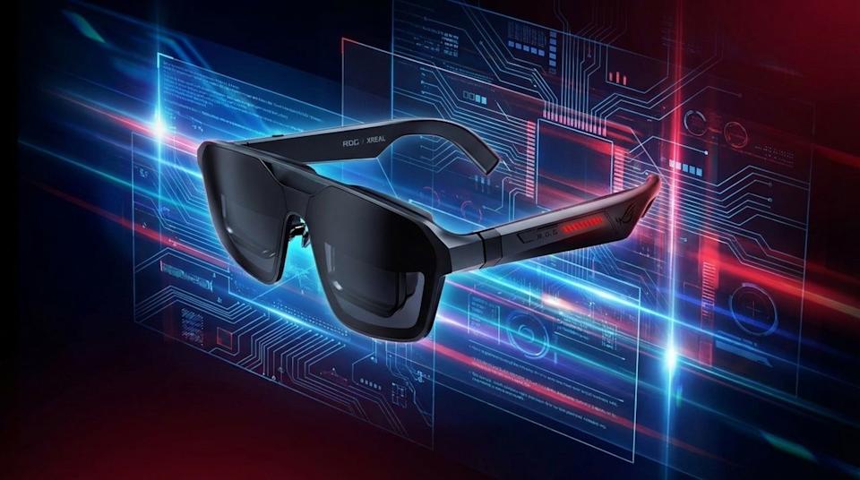 ASUS ROG XREAL R1 240Hz AR virtual display interface
