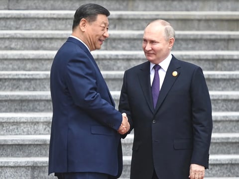 Russian nuclear missile drills during Putin and Xi Jinping summit in Beijing