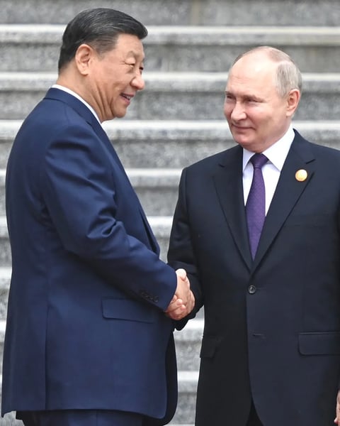 Russian nuclear missile drills during Putin and Xi Jinping summit in Beijing