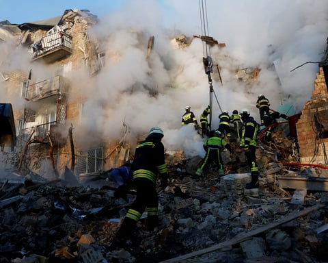 Russian missile and drone strikes hit Ukraine overnight as Europe fears wider escalation