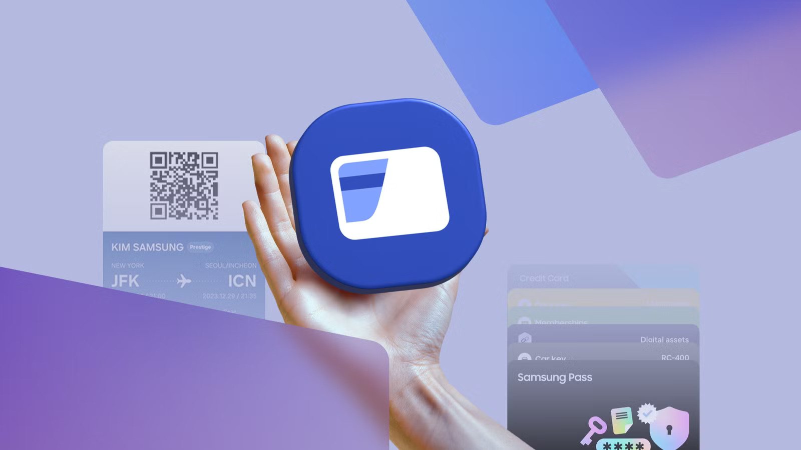 Samsung Wallet travel and passport features on Galaxy phone