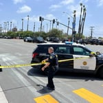 Police officers respond to shooting at Islamic Center of San Diego