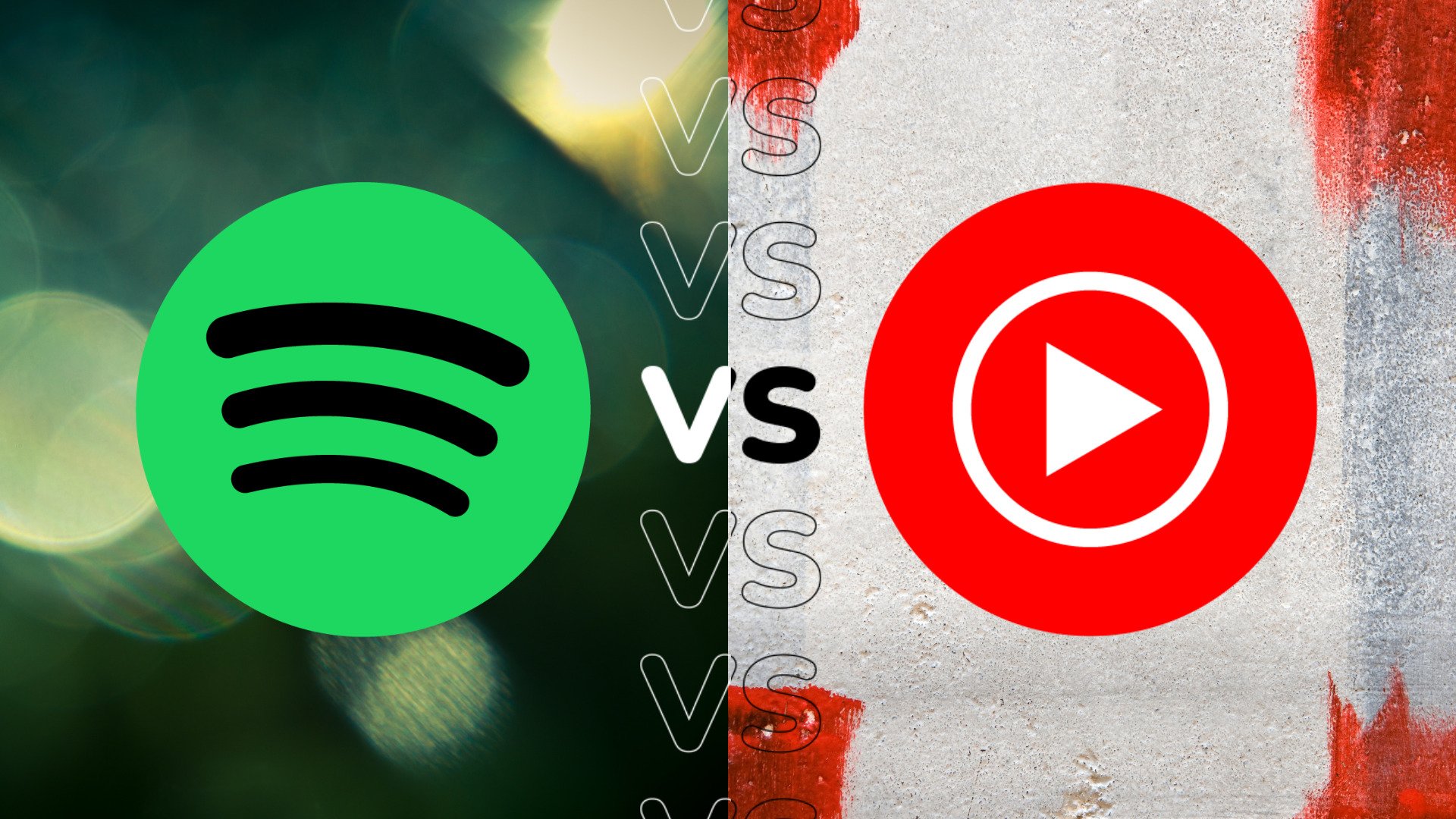 Comparison between Spotify and YouTube Music playlist organization tools