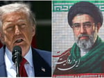Donald Trump amid US-Iran peace negotiations over Strait of Hormuz reopening