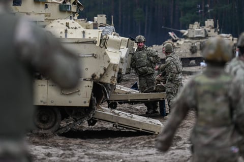 US soldiers participate in NATO military exercises in Eastern Europe amid Pentagon troop reassessment