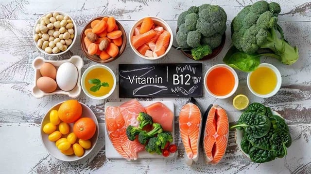 Why Vegans Need Vitamin B12 Supplementation Vitamin B12 supplements beside vegan food products