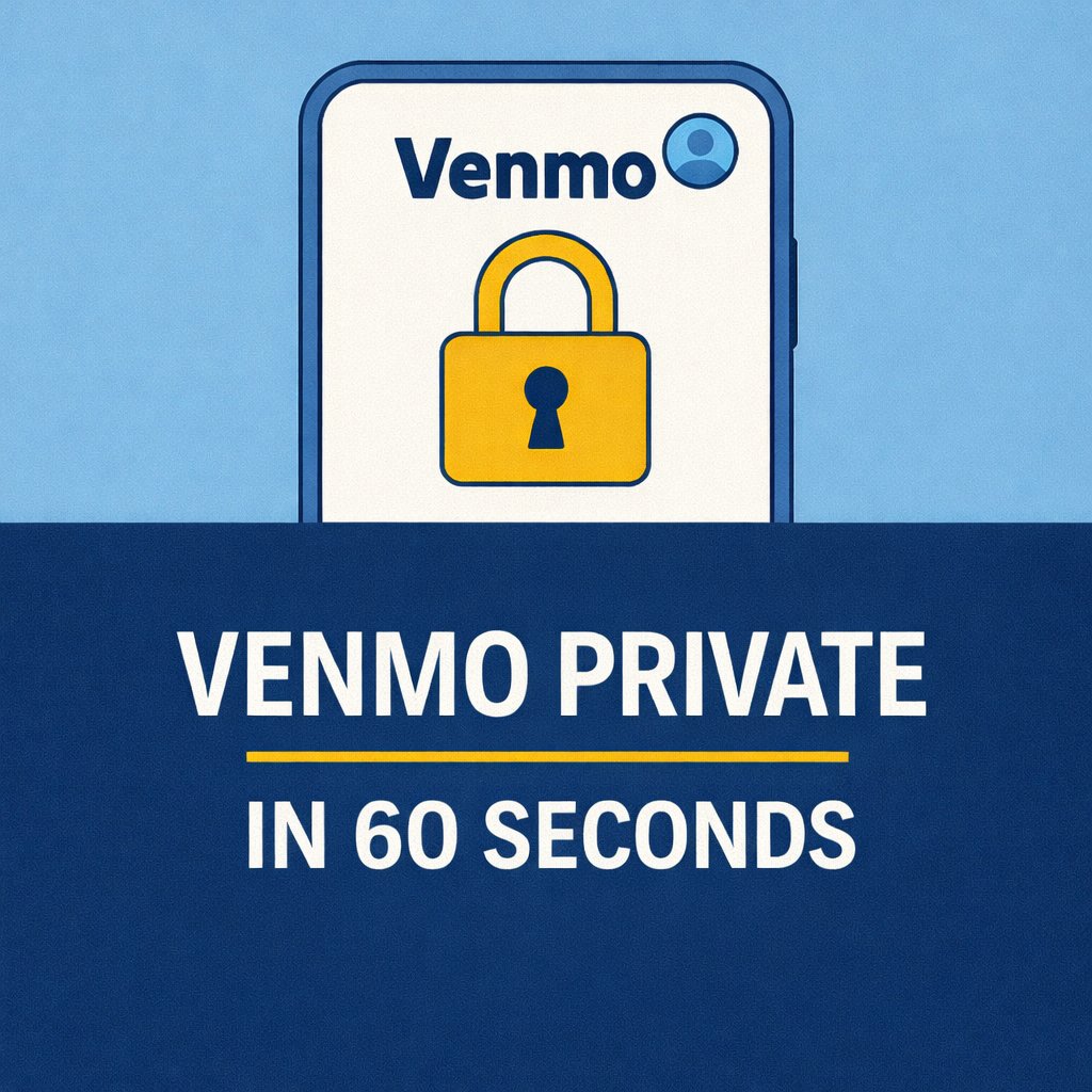 Venmo app redesign showing privacy lock and secure payments concept