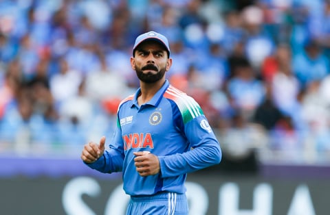Virat Kohli batting in ODI match amid World Cup 2027 selection debate with BCCI