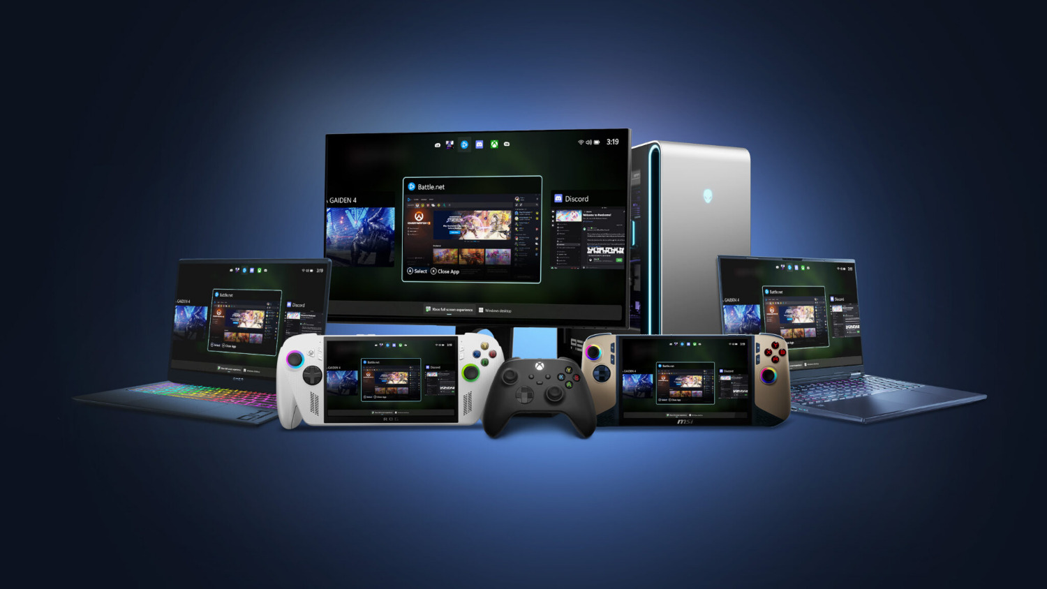 Xbox Mode on Windows 11 showing console-like full screen gaming interface