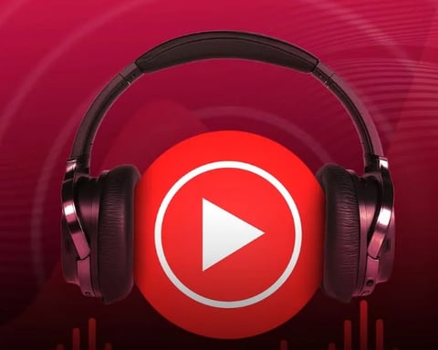 YouTube Music app showing new playlist sorting options by title artist and album