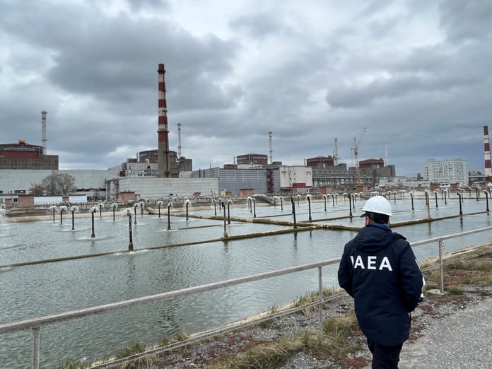 Zaporizhzhia Nuclear Power Plant after reported drone incident as IAEA warns of nuclear safety risks