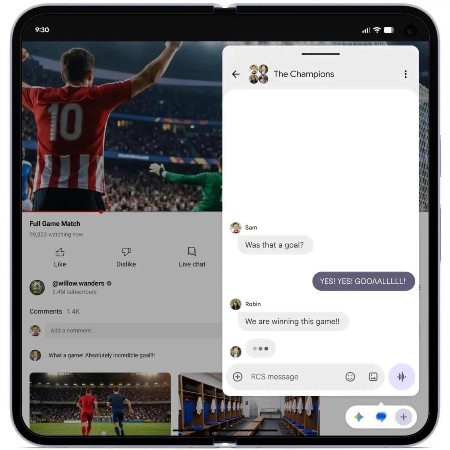 Screen Reactions in Android 17 Android Screen Reactions feature recording selfie while screen capture