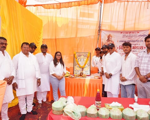 Atmoon Ventures Pvt. Ltd. Strengthens Its Commitment to Social Responsibility Through Grand Bada Mangal Bhandara in Lucknow