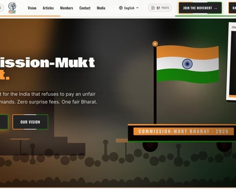 Commission Mukt Bharat Movement Gains Nationwide Momentum, Amplifying Voices of Lacs of Workers, Entrepreneurs and Small Businesses