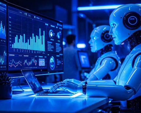 Futuristic AI data center visualizing token usage and rising cloud computing costs