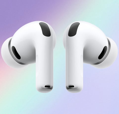 Apple AirPods Pro 3 showing firmware update version 8B41 on iPhone settings screen