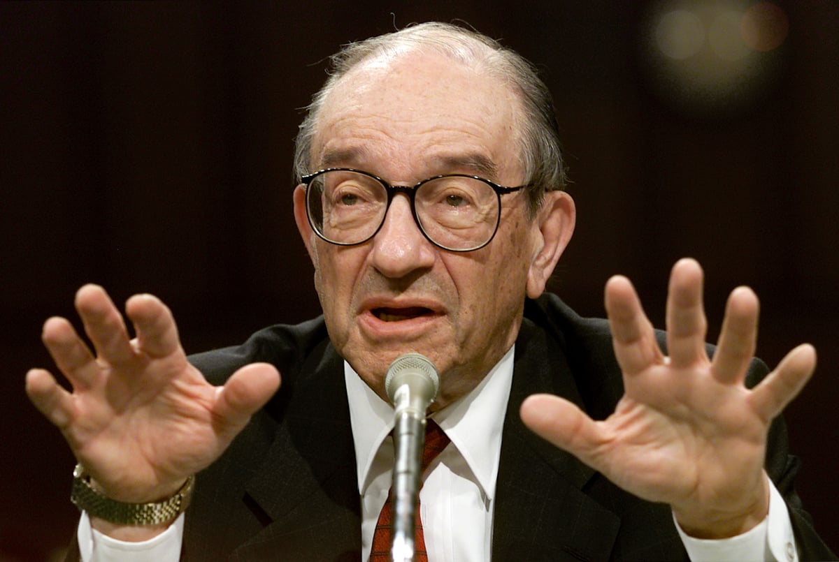 Alan Greenspan, former Federal Reserve chairman who died at 100 on June 22 2026, whose 1990s technology boom strategy new Fed chair Kevin Warsh is attempting to replicate for the AI era