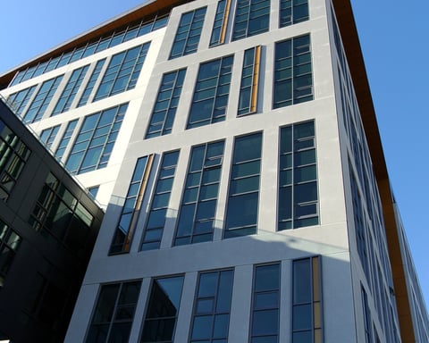 Amazon headquarters building in Seattle, Washington, home of CEO Andy Jassy