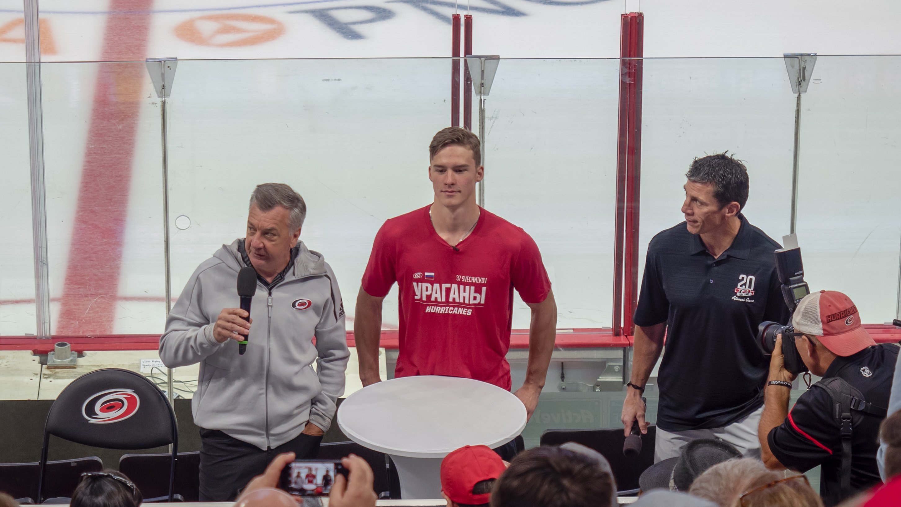 Andrei Svechnikov of the Carolina Hurricanes, who scored two power-play goals in Game 5 of the Stanley Cup Final
