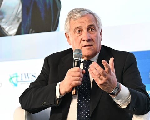 Italian Foreign Minister Antonio Tajani condemns the Hamas attack in Israel's Sharon region, June 7 2026