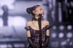 Ariana Grande performing on the Eternal Sunshine Tour 2026