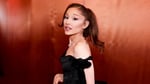 Ariana Grande at the 2026 Golden Globes ceremony at The Beverly Hilton in Beverly Hills, California