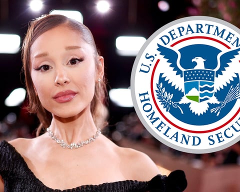 Ariana Grande, whose song Bye was used in the White House ICE TikTok video before the audio was removed