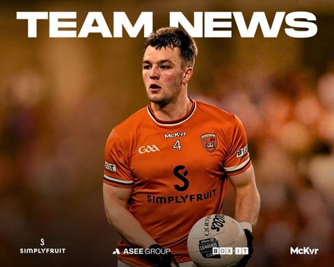 Armagh team named to face Louth in All-Ireland SFC Round 2A at Inniskeen 2026