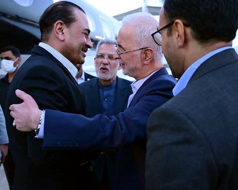 Pakistan Army Chief Asim Munir greeted by Iranian Interior Minister in Tehran during US-Iran mediation talks May 2026