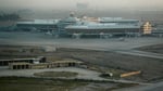 Aerial view of Baghdad International Airport, Iraq