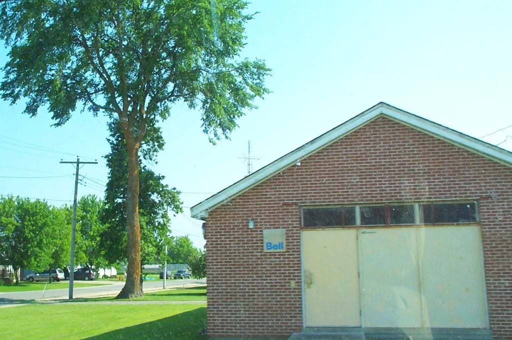 A Bell Canada central office building, illustrating BCE job cuts