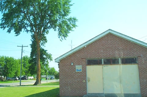 A Bell Canada central office building, illustrating BCE job cuts
