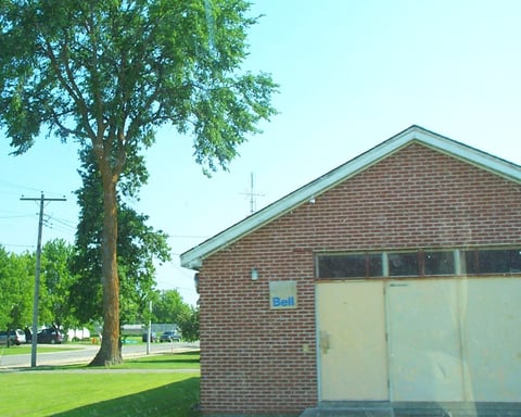 A Bell Canada central office building, illustrating BCE job cuts