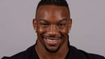 Bijan Robinson Atlanta Falcons running back poses for headshot at training facility 2025