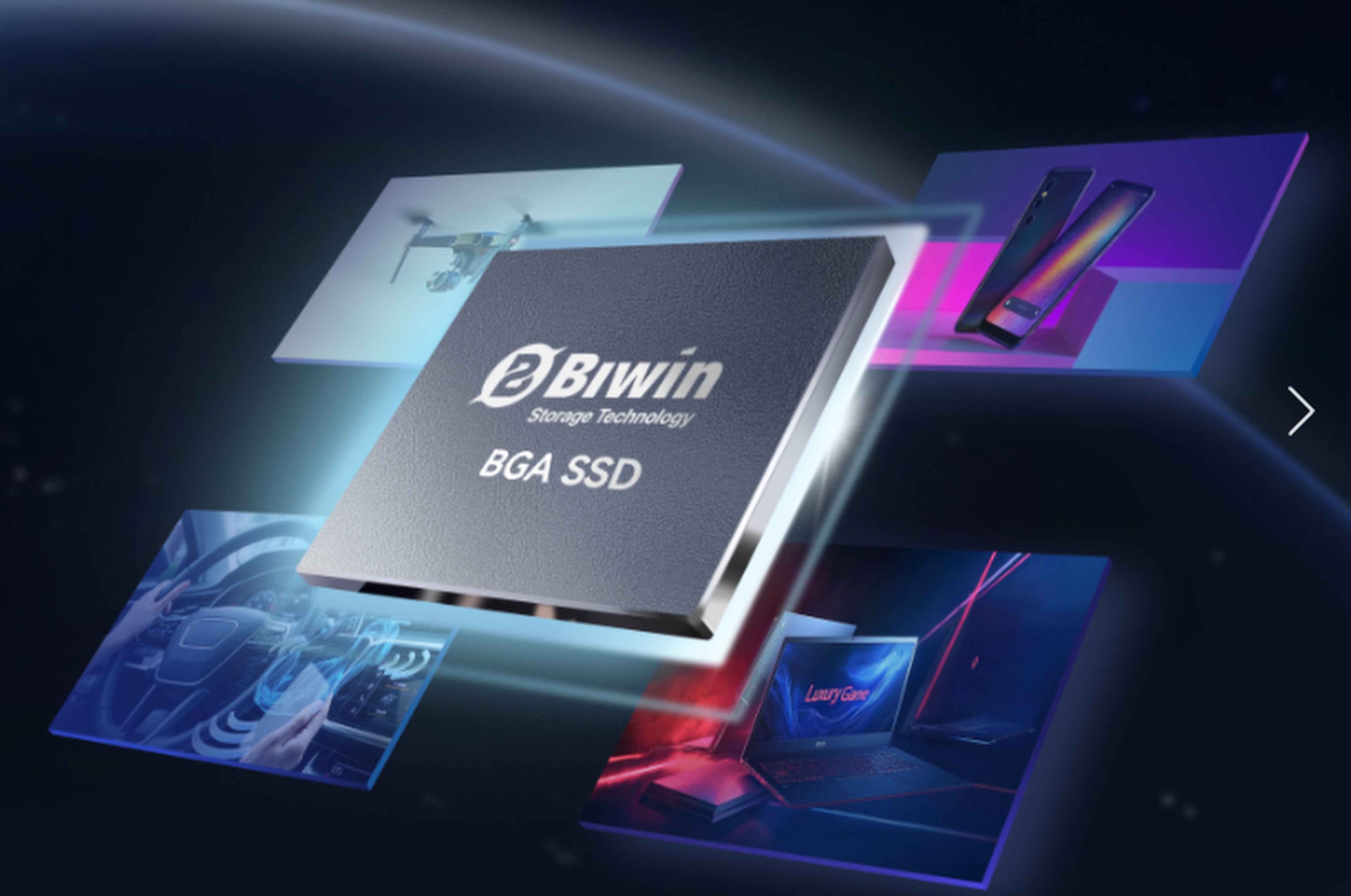 NAND flash memory chips on a wafer as Biwin signs a 1.86 billion dollar supply deal larger than its annual revenue